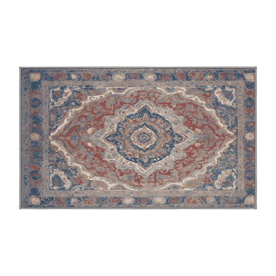 Machine Washable Gray Area Rug