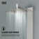 Sutton 58" H X 4" W EZDivert™ 4-Jet Shower System with Hand Shower Wand and Adjustable Shower Head