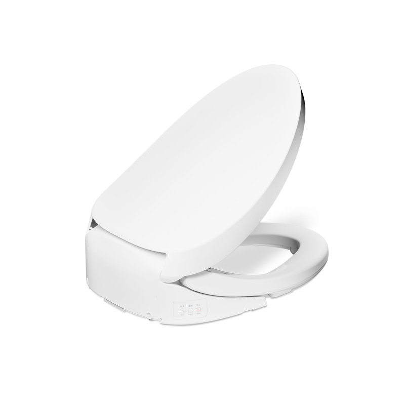 Siège de toilette de bidet allongé Purewashe860 avec télécommande