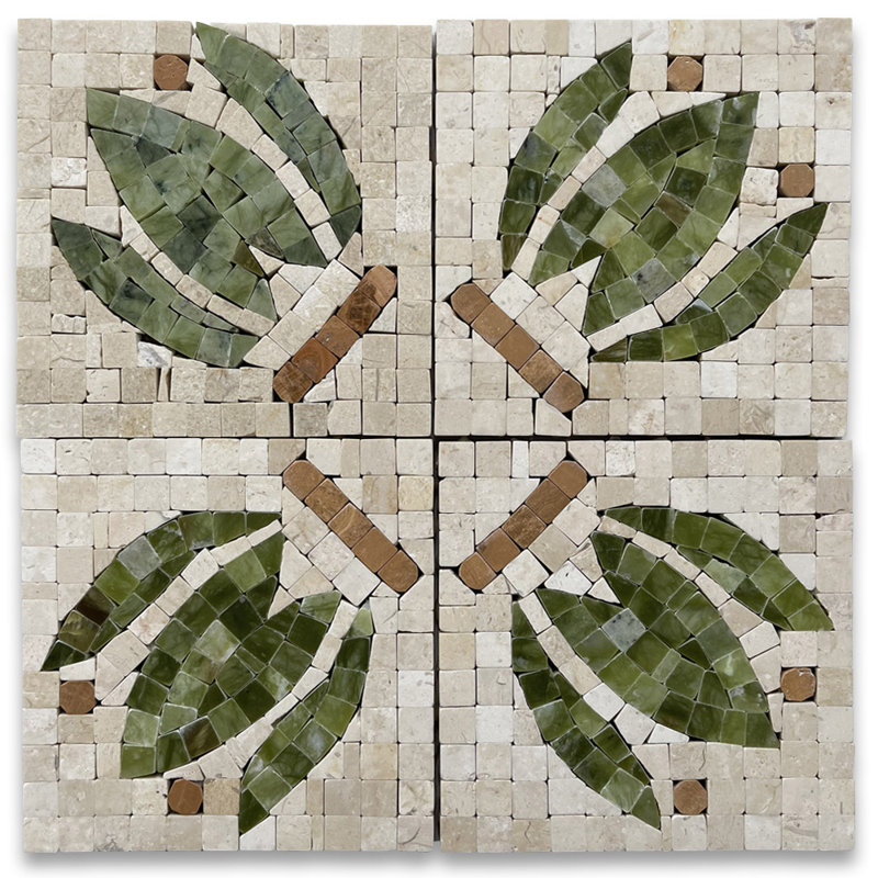 5" x 5" Marble Mosaic Wall & Floor Tile
