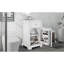 Meuble-lavabo de 20 po avec lavabo, armoire de salle de bain avec porte à fermeture douce, support de rangement et tablette réglable, blanc-1818100195