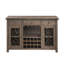 Server With Cup Holder & Wine Rack
