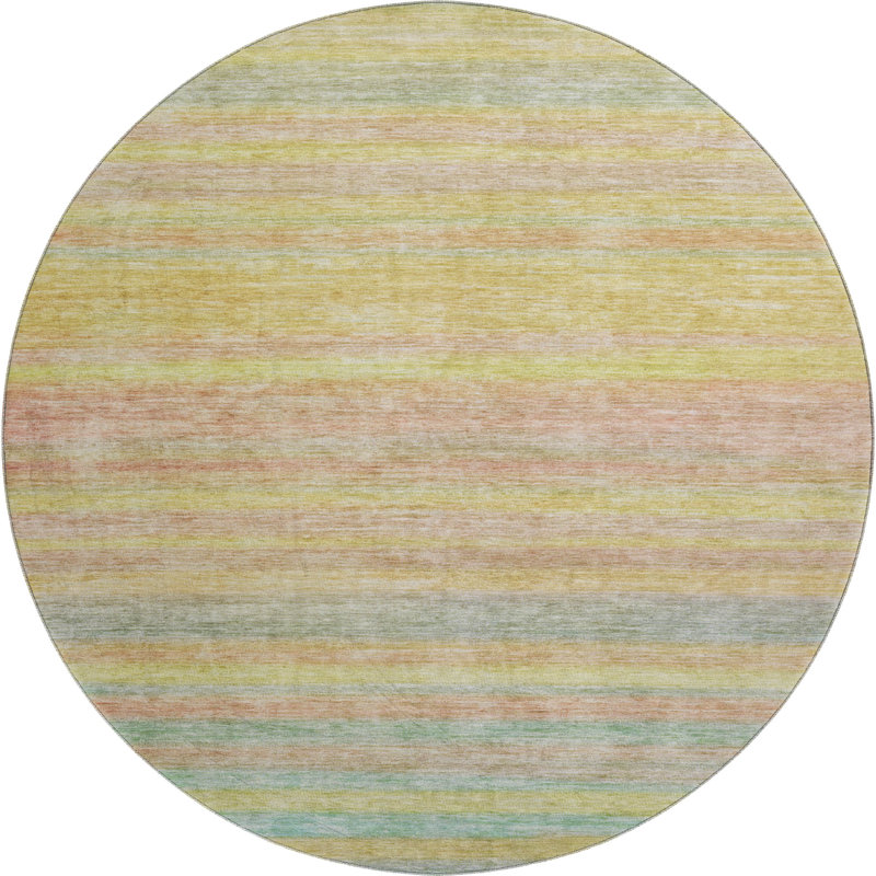 Tapis de qualité supérieure lavable à la machine Marasco AMF1639, Rond 8 pi