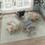 Chaise d'appoint rembourrée avec coussin-317353422