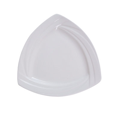 Assiette triangulaire en porcelaine Balyon