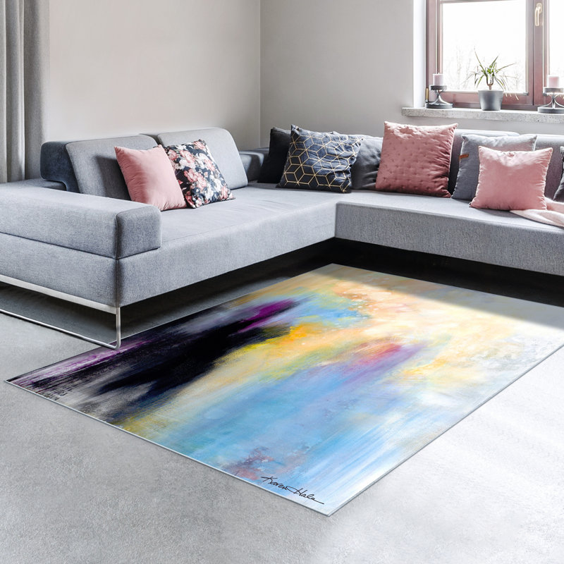 Dree Abstract Indoor Rug, Rectangle 5' x 7'6"
