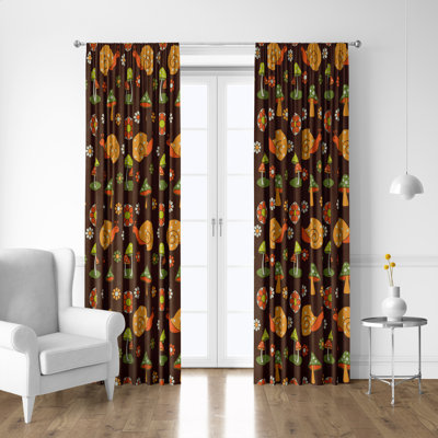 Semi Sheer Curtain Pair