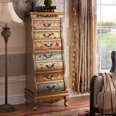 Armoire de rangement à tiroirs de style américain