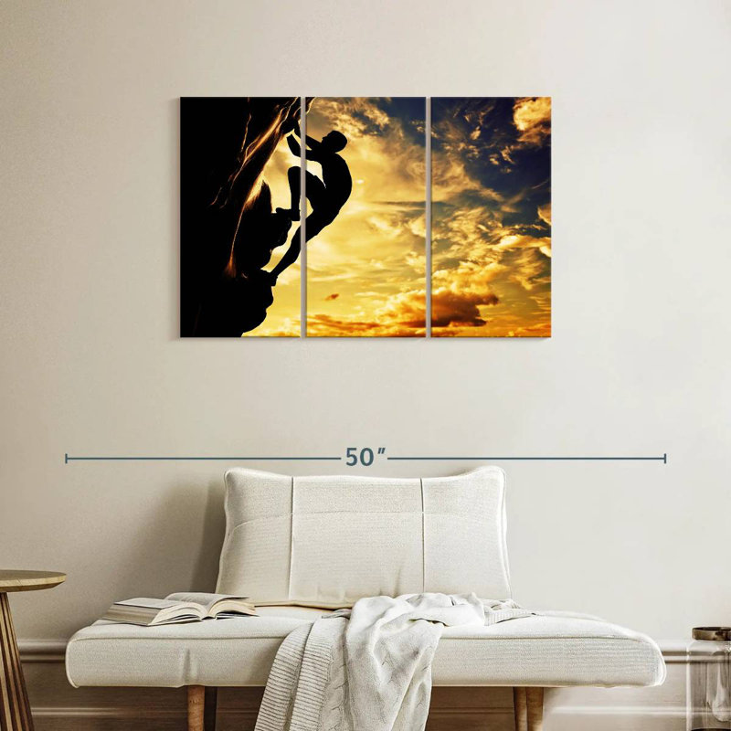 Sireci Free Climbing, 24" H x 38" W