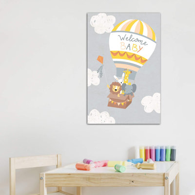 «Baby Adventure Awaits IV» par Caroline Alfreds - impression d'art graphique