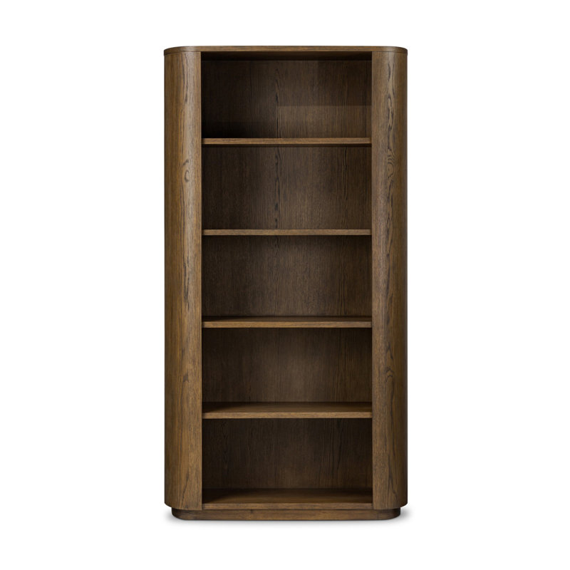 Pilar Bookcase, Medium Brown