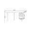Bureau créatif en bois massif avec armoire à tiroirs-482801447-482801450