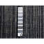 Treshad One-of-a-Kind 2'6" x 12'6" New Age Runner Cotton and Wool Area Rug in Black