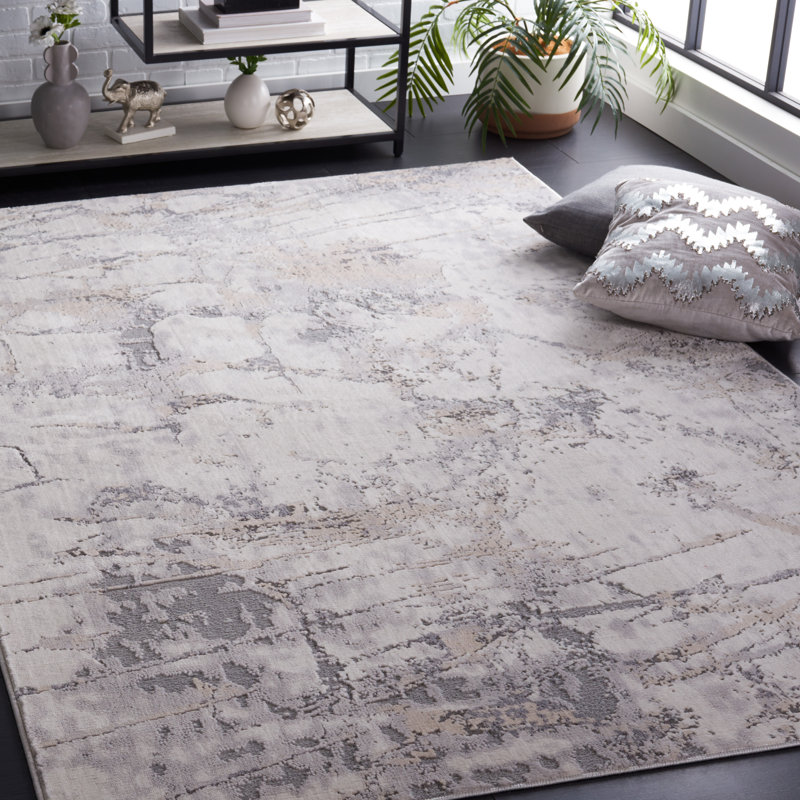Eternal Performance Abstract Rug, Round 6'7"