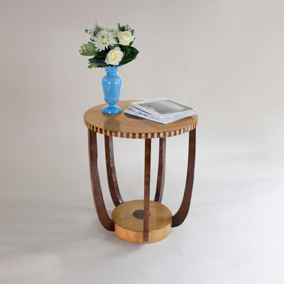 Hecuba Floor Shelf End Table
