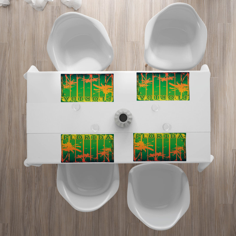 Polyester Cities & Maps Rectangle Placemat