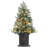 3Ft Christmas Tree Pre-Lit Artificial Christmas Tree With Snowflake Base