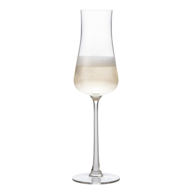 Signature-Stratford Libbey Champagne Flute Glass, 8-Ounce, Set Of 4