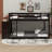 Iveigh Full Over Full Bunk Bed With Storage, Low Bunk Bed Frame With 4 Drawers And 3 Shelves-414522316