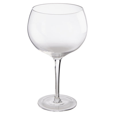 Set Of 2 Clear Gin Glasses