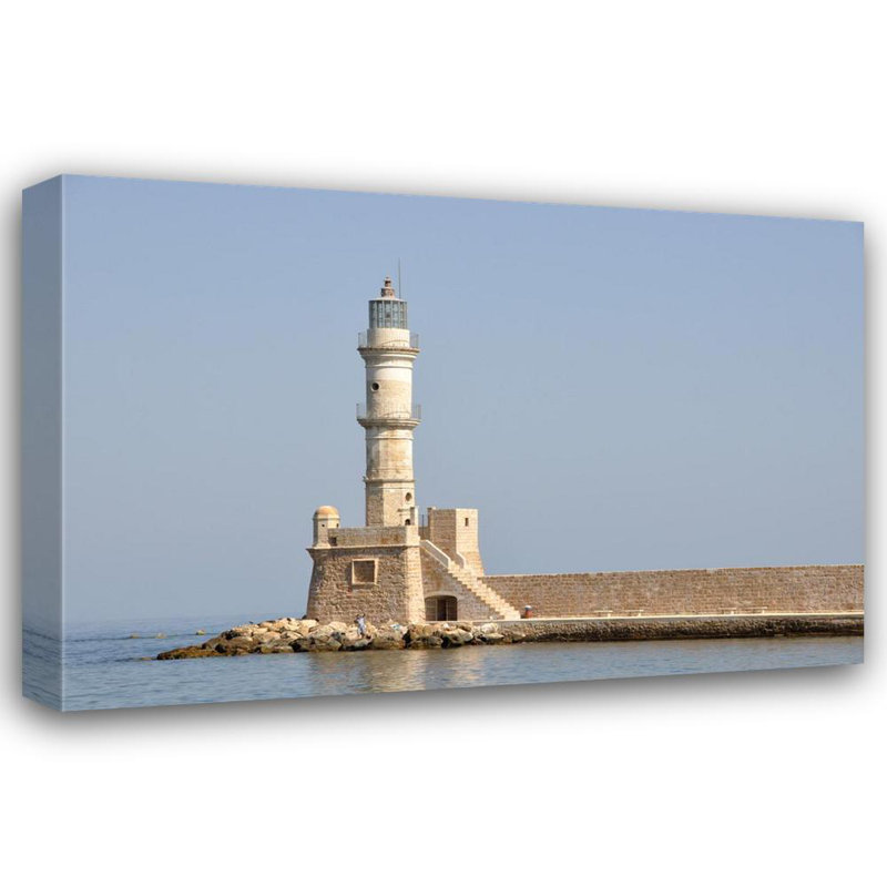Phare de La Canée, Crète, Grèce, H 12 po x l 18 po