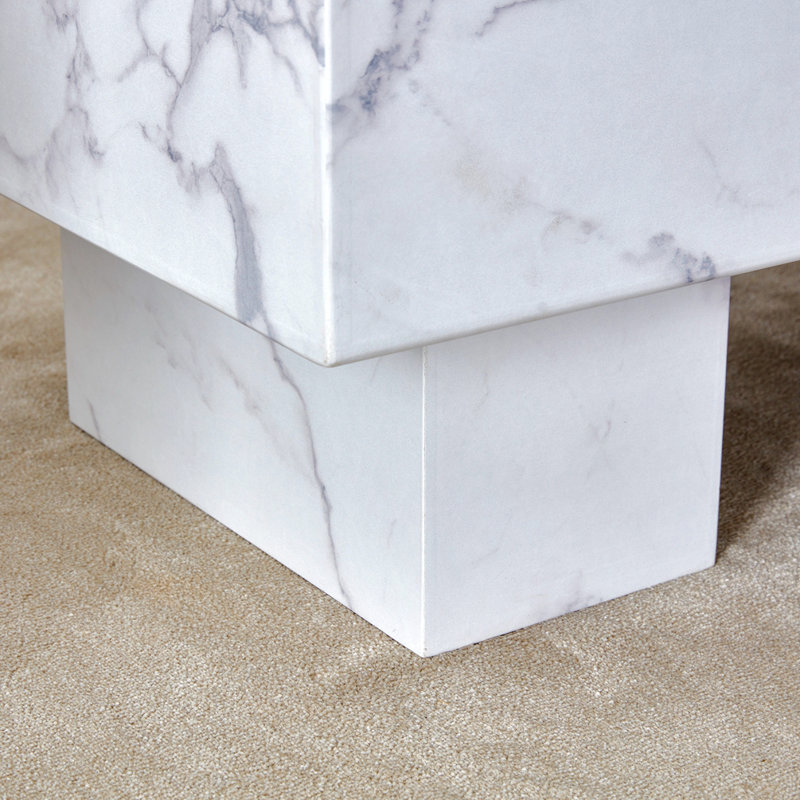 Brooksburg Single Coffee Table, White