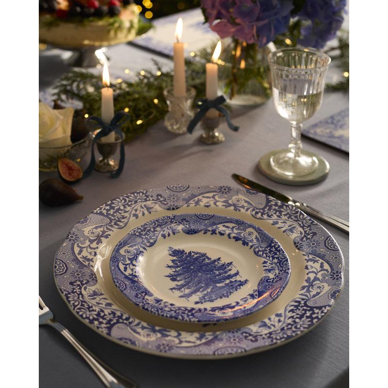Blue Italian Blue Italian Christmas Serving Dish