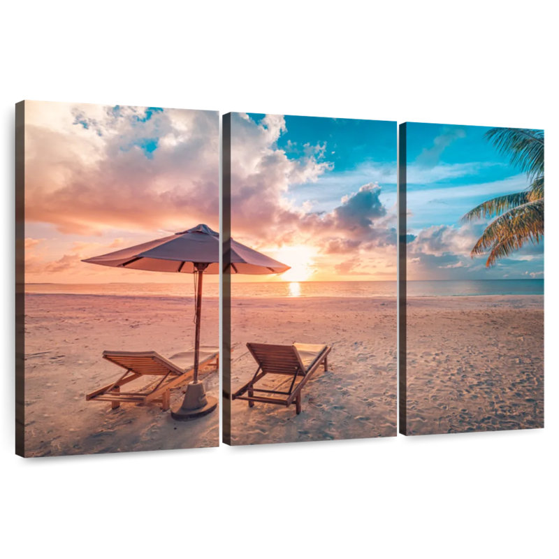 Gillard Beach Sunset Time, 20" H x 33" W