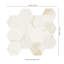 Carreau de sol hexagonal en porcelaine mat aspect pierre 12 po x 12 po Ardena-97960848