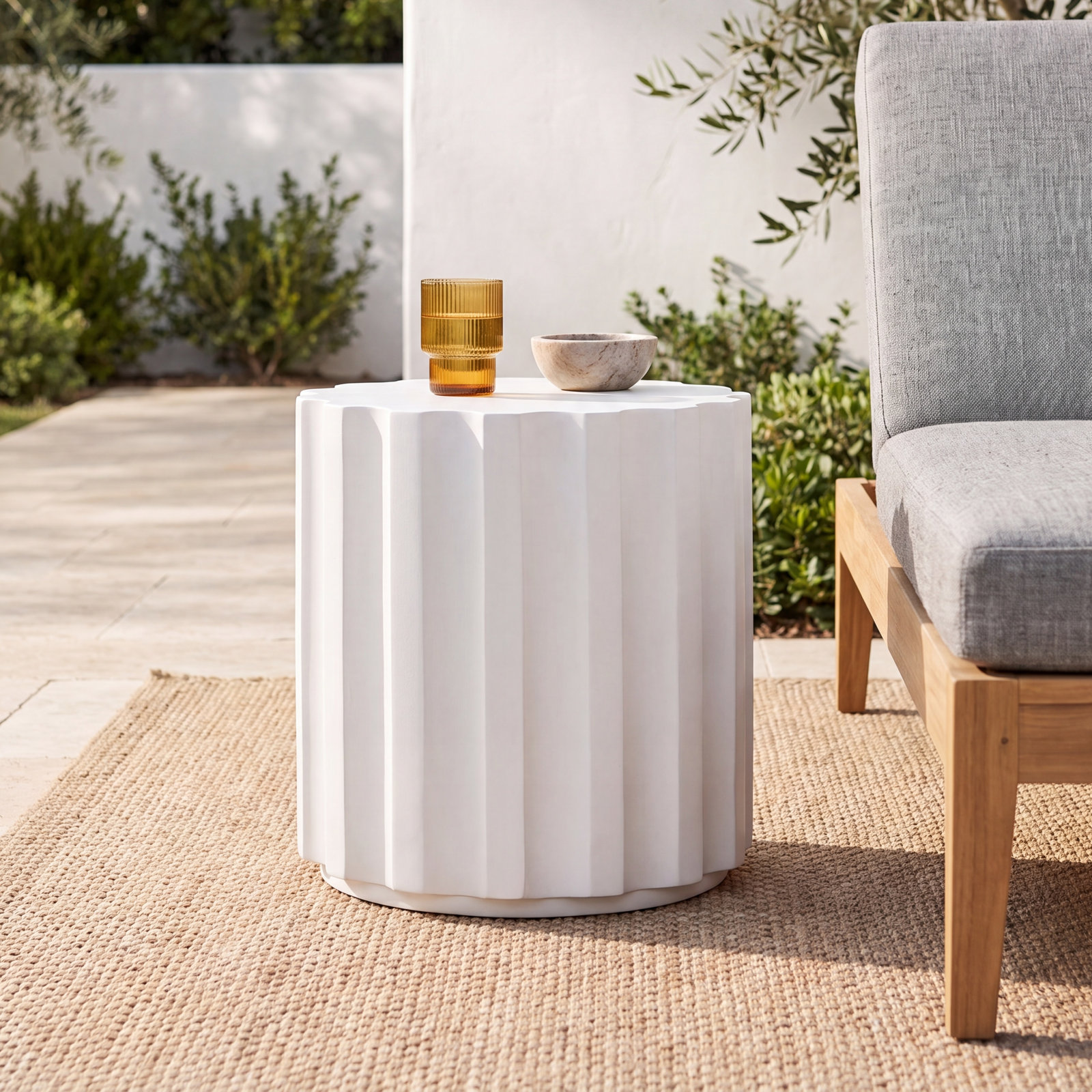 22" Patio Side Table