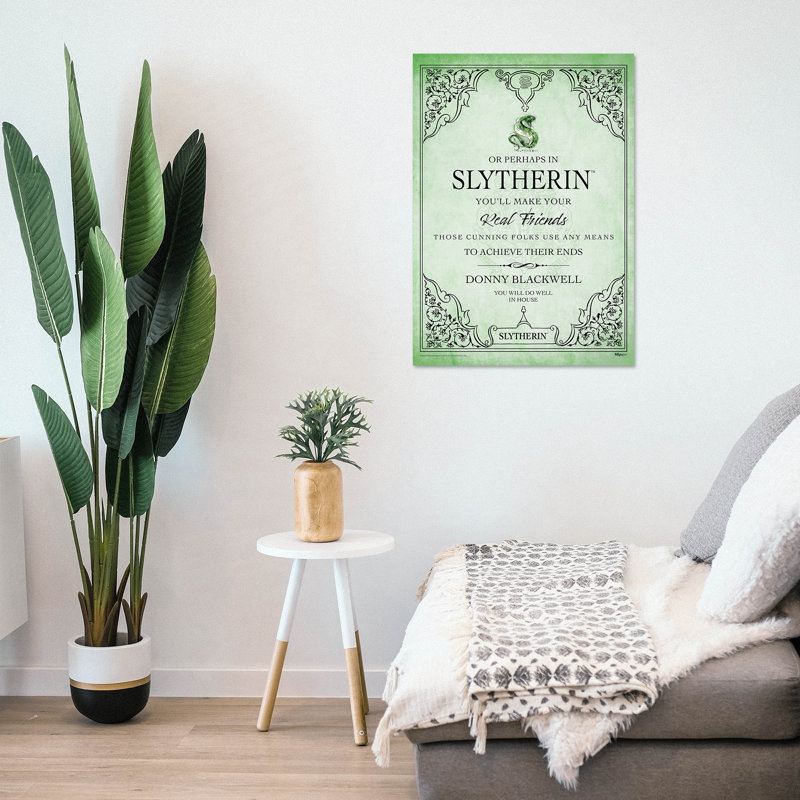 Harry Potter (Slytherin Assigned - Personalized)  Wall Art