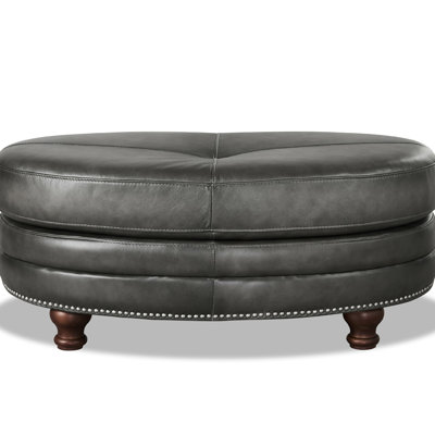 Top Grain Leather - Goose Feather & Down Blend With Foam Kiln-dried Wood Frame Gray Upholstery, Mid-century Modern Seat Cushions Upholstery Comfortable Memory Solid Frame, Color, Style