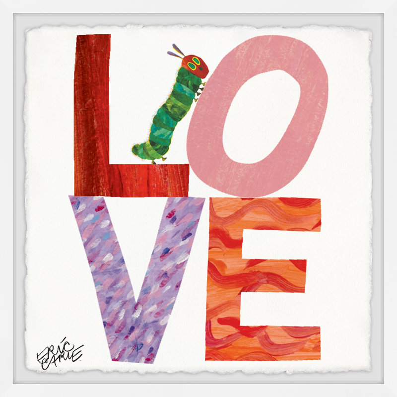 Wes Wes Love Caterpillar - Print, 41cm H x 41cm W