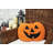 Halloween Pumpkin Hooked Throw Pillow-602869115