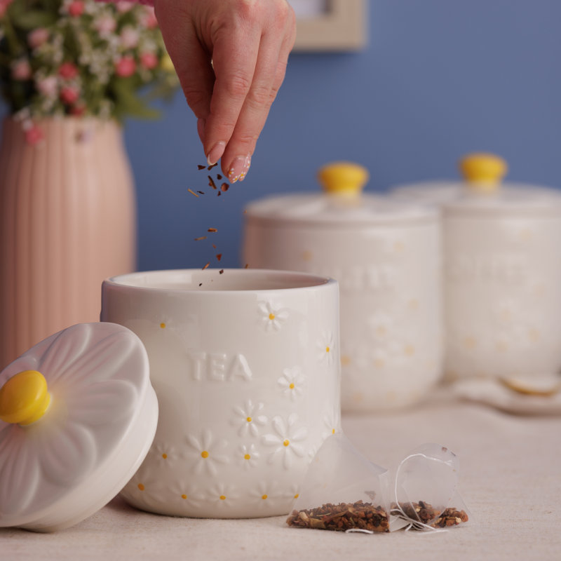 Daisy Ceramic Food Storage Container