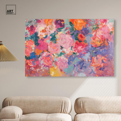 Kaleidoscope of Color Canvas Floral Wall Art by Art Remedy