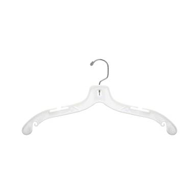 Rebrilliant Sturdy Clear Plastic Top Hanger (Set of 100)