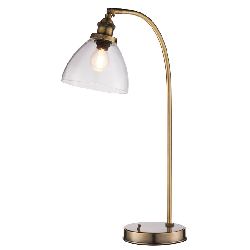 Anais Metal Desk Lamp, Brass