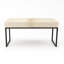 Upholstered Cowhide Bench-1351151854