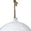 Polar Bear In Snow Glass Globe Christmas Ornament - 4.75"