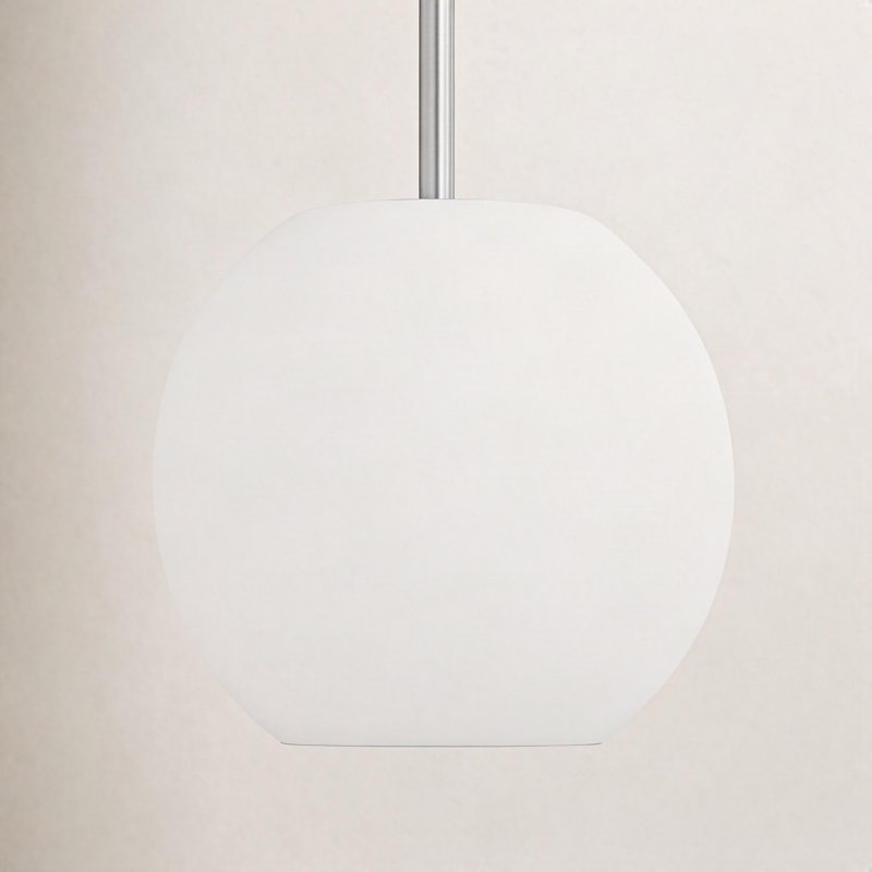 Frans 1 - Light Single Pendant, Brushed Nickel, No