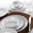 Porcelain China Dinnerware Set 83 Piece - Service for 12