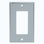 Color Block Blue Gray 1 - Gang Toggle Light Switch Standard Wall Plate