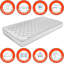 Philly Metal Bed with Mattress-2096817495-2096817496