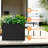 Large Rectangular Planter - Metal Rectangular Planter Box with Drainage Holes for Indoor and Outdoor Use-743315942-743315943