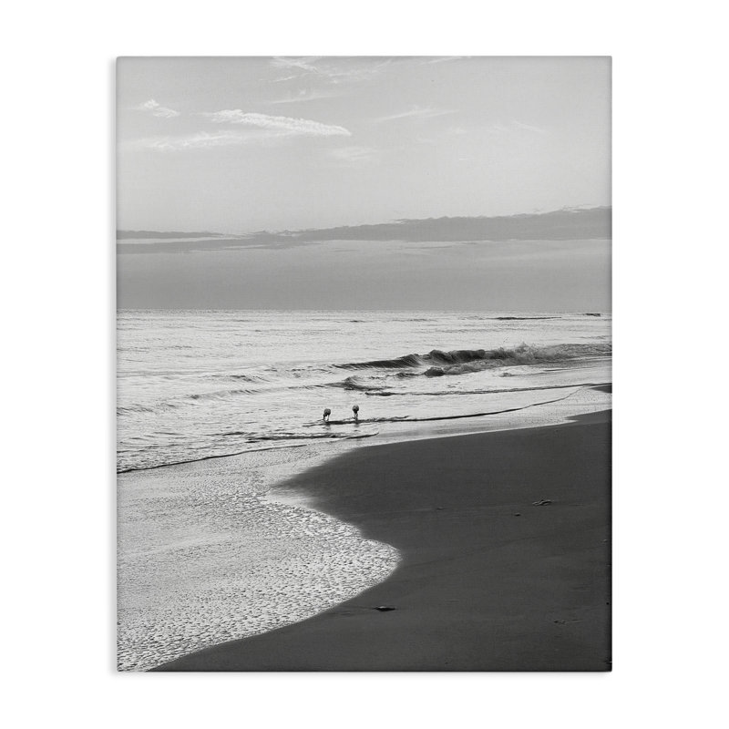  Art mural sur toile Evening Beach Stroll par Graffi * Tee Studios, H 48 po x l 36 po