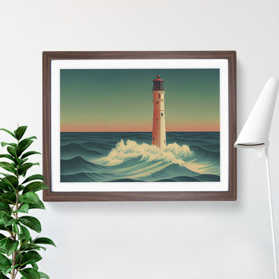 Art Deco Lighthouse Vol.1 - Single Picture Frame Print