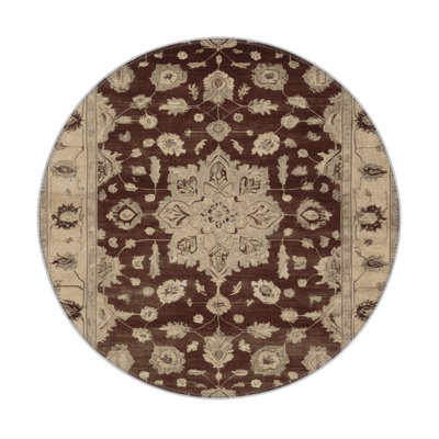 Tapis intérieur et extérieur brun Overdyed