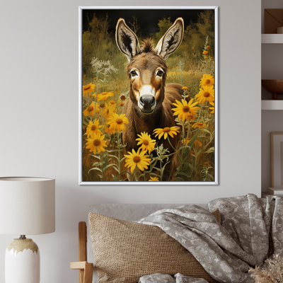 «Yellow Donkey Absurdity I - Donkey», art mural