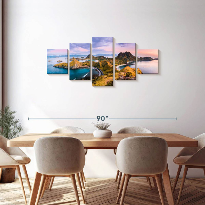 Komodo Island Azaline, 30" H x 68" W